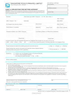 singapore pools online account opening
